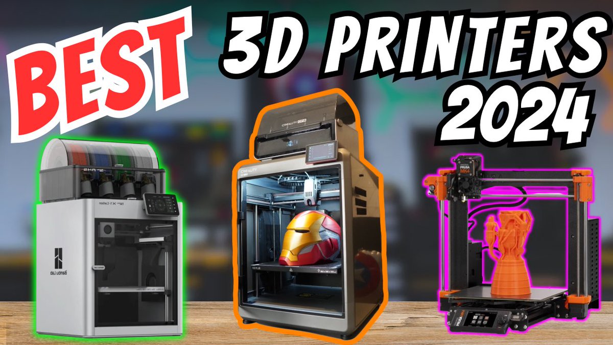 Frankly Built @ NYCC (@frankly_built) on Twitter photo It’s here! My year end round up of the BEST 3D printers! Hope it helps you this holiday season!
youtu.be/xYo_FnFak9I It’s here! My year end round up of the BEST 3D printers! Hope it helps you this holiday season!
youtu.be/xYo_FnFak9I