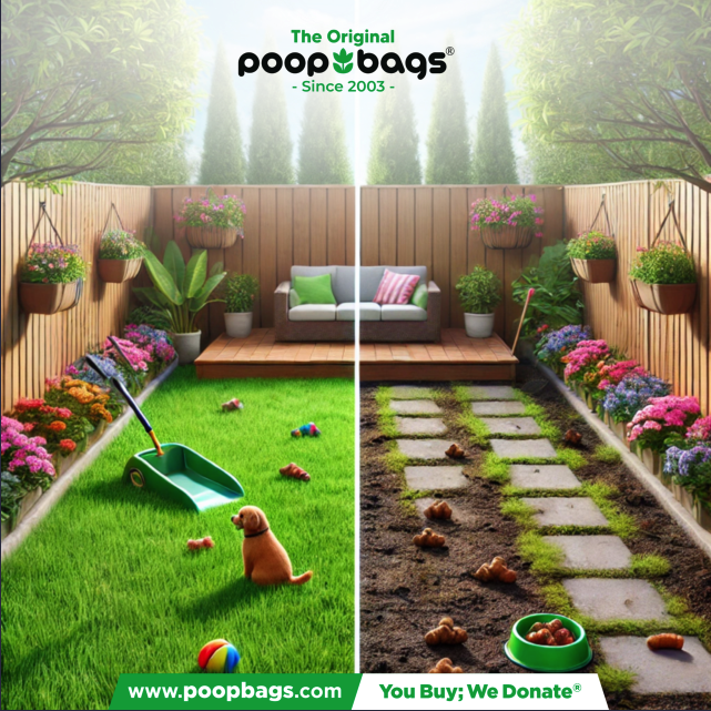 poopbags's tweet photo. How often do you clean up your yard? Is it just a chore, or is it crucial for your dog’s health?

check our blog on https://t.co/vAF2GzXEsY https://t.co/cZTGV02TLV