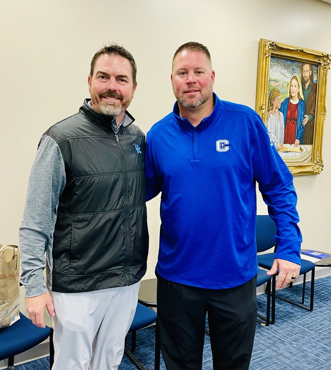 Mark Perry (@coachperry_uk) on Twitter photo Stopped by Covington Catholic to see Head Coach Eddie Eviston. The Colonels are making a run in the playoffs. Good luck in the 4A State Semifinal on Friday night! #BBN <a href="/CovCathFootball/">Cov Cath Football</a> <a href="/EddieEviston/">Eddie Eviston</a> Stopped by Covington Catholic to see Head Coach Eddie Eviston. The Colonels are making a run in the playoffs. Good luck in the 4A State Semifinal on Friday night! #BBN <a href="/CovCathFootball/">Cov Cath Football</a> <a href="/EddieEviston/">Eddie Eviston</a>