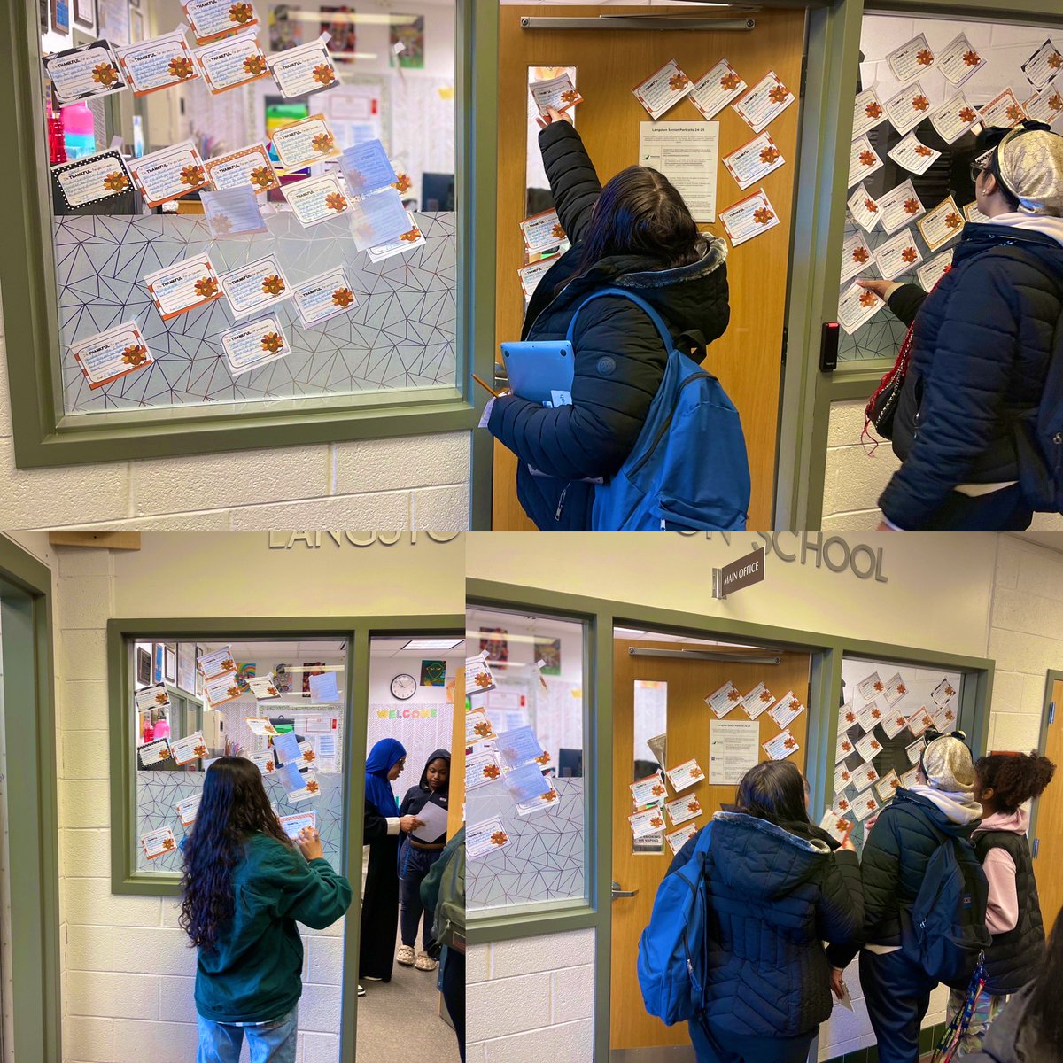 LangstonHS_APS's tweet image. Feeling grateful this season! Our amazing principal, Ms. Jackson, took a moment to express her appreciation with a handwritten thank you gram to all our students.  #EveryAPSStudent @kimjadavis