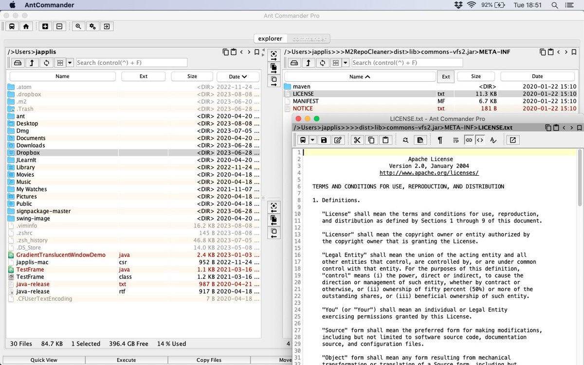 I've released File Manager 'Ant Commander Pro' version 4.16.
More than 30 changes in this release, including
- WSL2 shell
- New actions like 'Execute command'
- Better UNC/network drives support (WSL, Docker)

#files #macos #windows #linux #software #wsl #wsl2