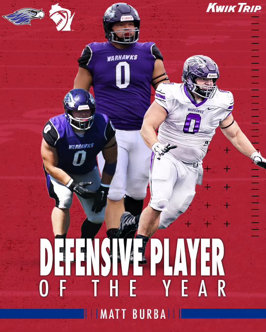 The 2024 Defensive Player of the Year:

Matt Burba, Sr. (Huntley HS)