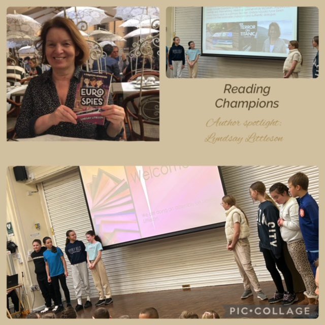 A fantastic presentation by our Reading Champions, on the author Lyndsay Littleson. We have her books in the library for you to enjoy 📕