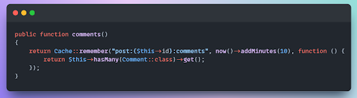 thelarrybarker's tweet image. #Laravel tip:

Cache Relationships for High-Traffic Models

If your application frequently retrieves related models (e.g., comments, likes, orders) and the data doesn’t change often, caching the relationships can significantly reduce database load.

Use a method to cache the…