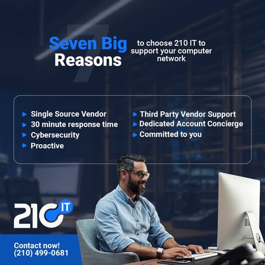 Real210IT's tweet photo. Looking for a reliable #IT partner to keep your network running smoothly? From fast response times to #cybersecurity and dedicated support, we’re here to keep you up &amp; running. Let us handle the #techsupport, so you can focus on growth! 
#businesssolutions #informationtechnology https://t.co/9PHYkYuKUD