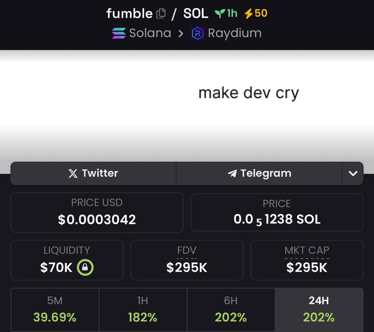 Don’t $fumble the bag on $one, both looking good