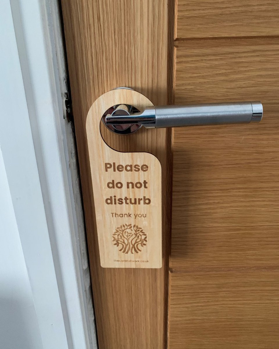 If you have a sustainable action plan for your hotel or accommodation, or you're working to an accreditation like Green Key, you'll be looking to make changes across your operations.

Our Wood Door Hangers are another small win.

View 📲 zurl.co/KavH

#hospitality