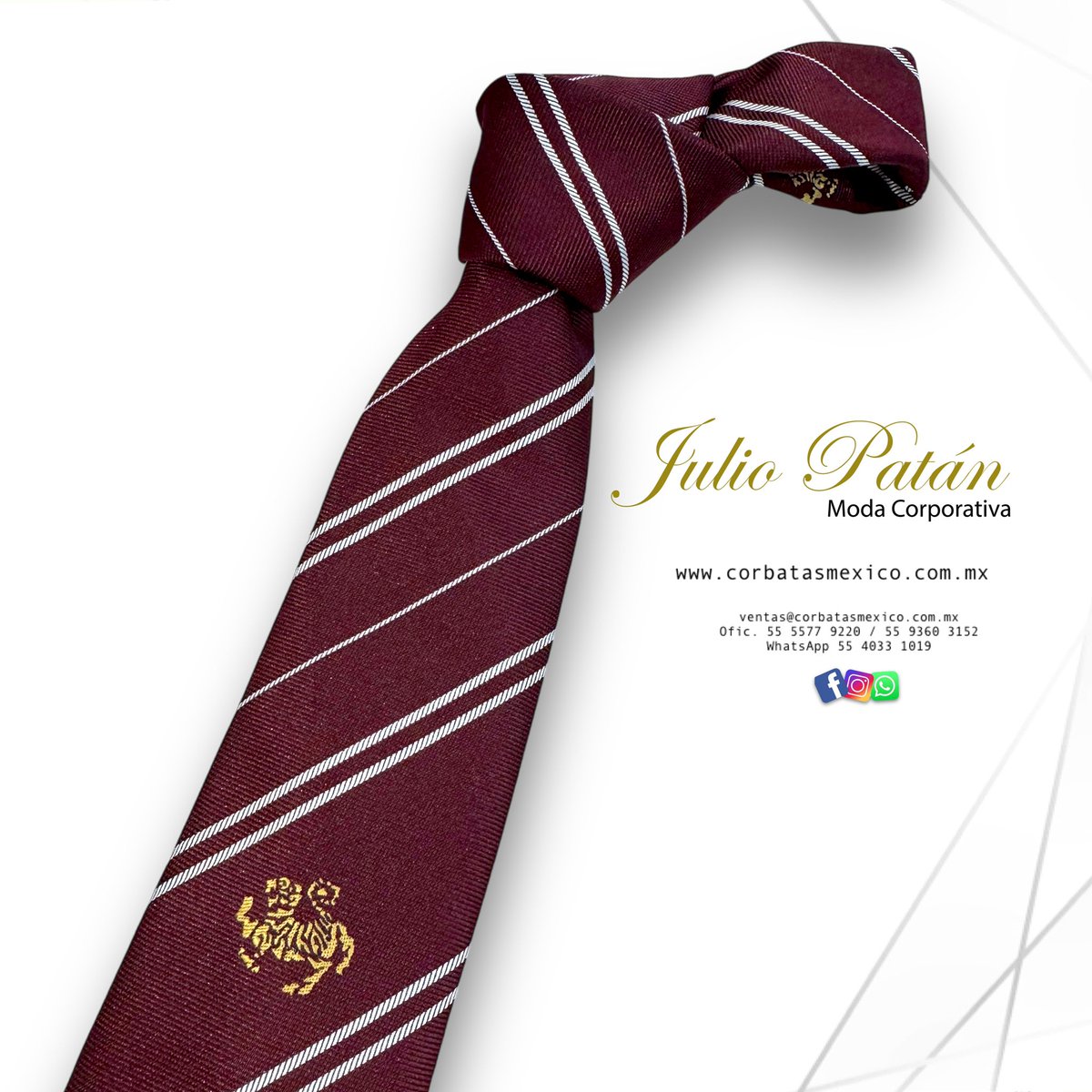 CorbMex's tweet photo. Corbata tejida para Skif América 👔🥋Escríbenos y con gusto te brindamos más información ℹ️ 

#corbatatejida #corbatajacquard #tie #corbatas #JulioPatán #corbatacorporativa #corbatasublimada #corbatapersonalizada #corbataconlogo #JulioPatánModaCorporativa #uniformes #corbata https://t.co/r35f2ZTIyA