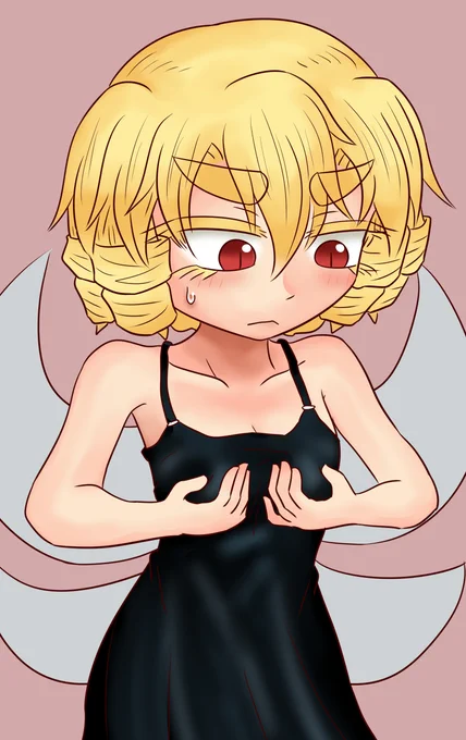 普段の胸のサイズを気にするルナチャイルド 