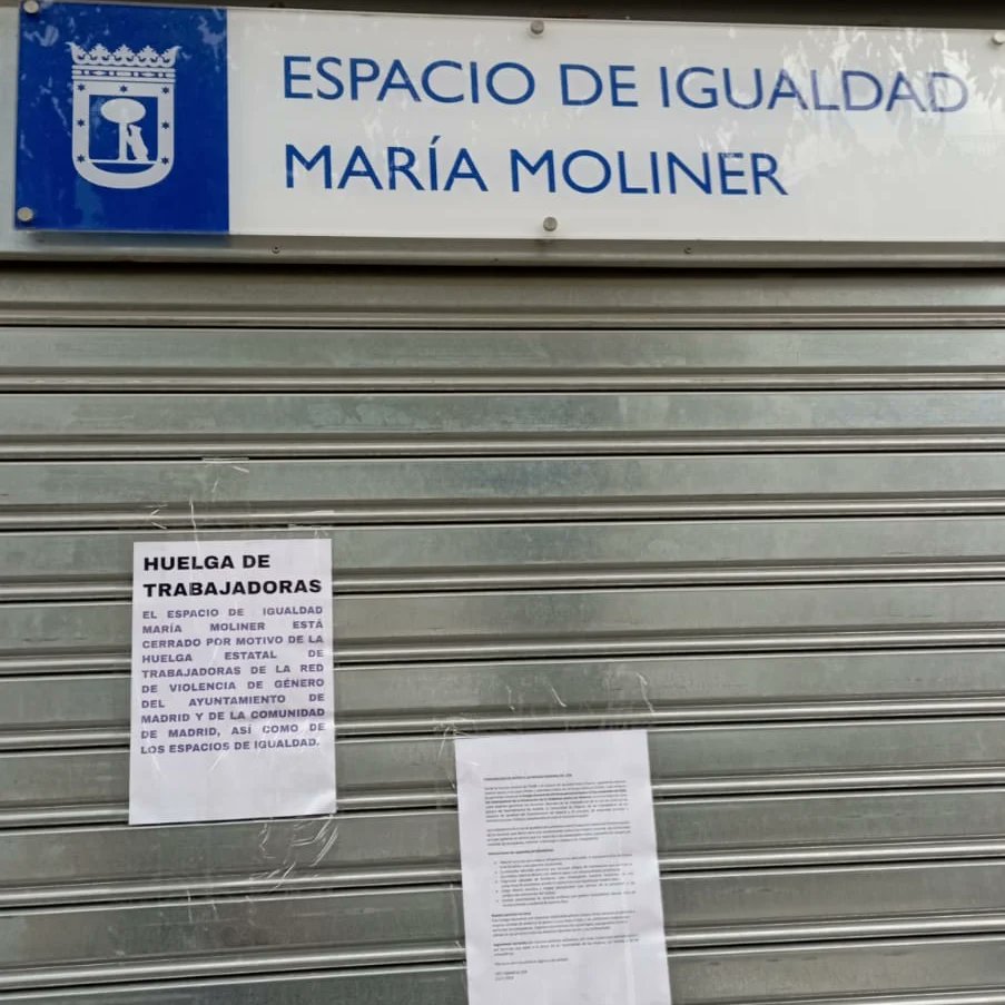 25-N
Piquetes informativos durante la huelga de 24 horas de las trabajadoras de la Red de Violencia de Género del Ayuntamiento de Madrid y de la CAM y de los espacios de igualdad,apoyada por las secciones sindicales de CNT Comarcal Sur en Asociación Trabe y en E. I. Dulce Chacon