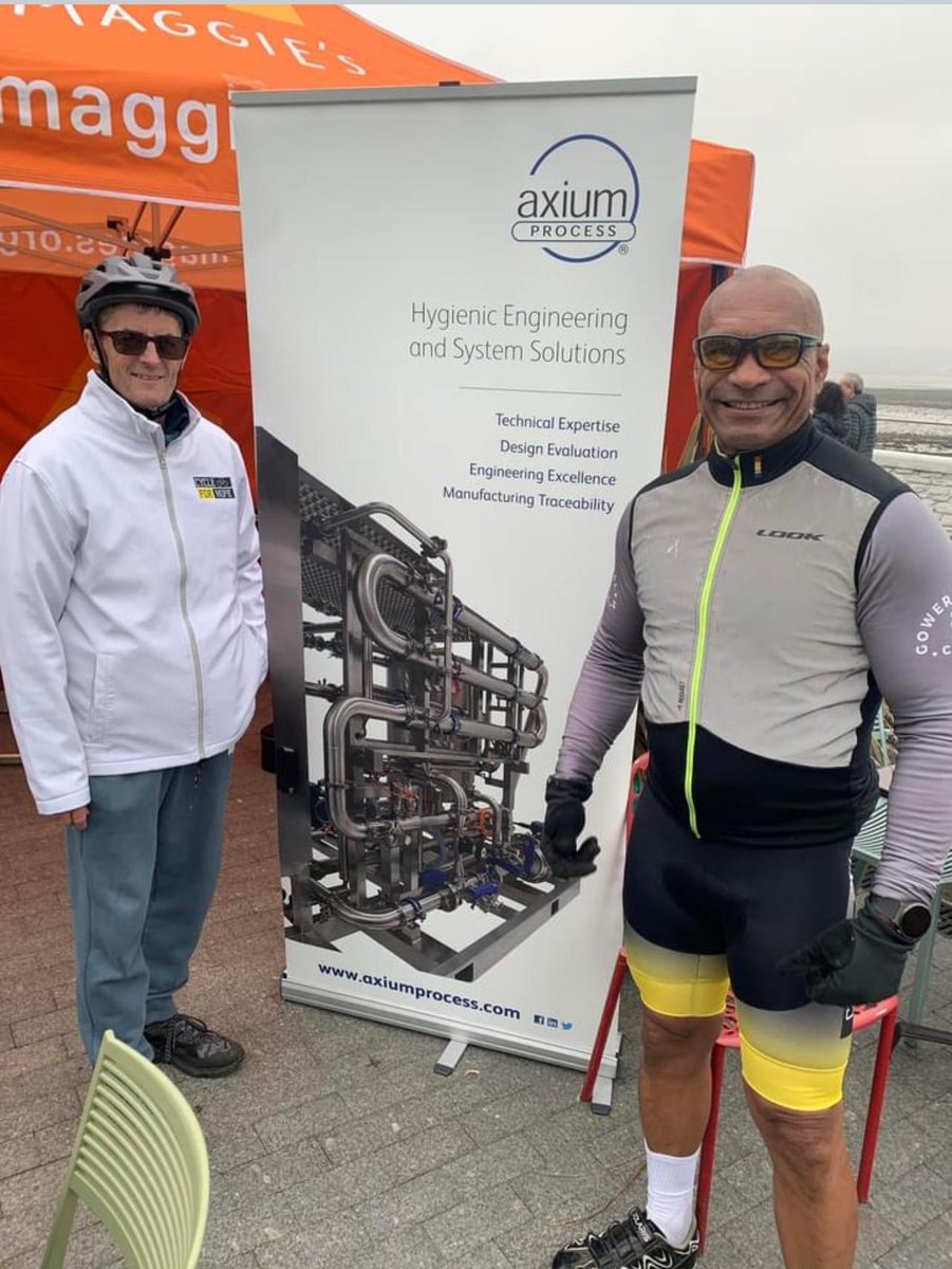 AxiumProcess's tweet image. What an incredible feat! 190 miles in 24 hours, equivalent to crossing Wales— was truly inspiring. Eduardo’s dedication raised over £2,107 for Maggie’s, making it even more impactful. Congrats from the Axium team! 👏👏