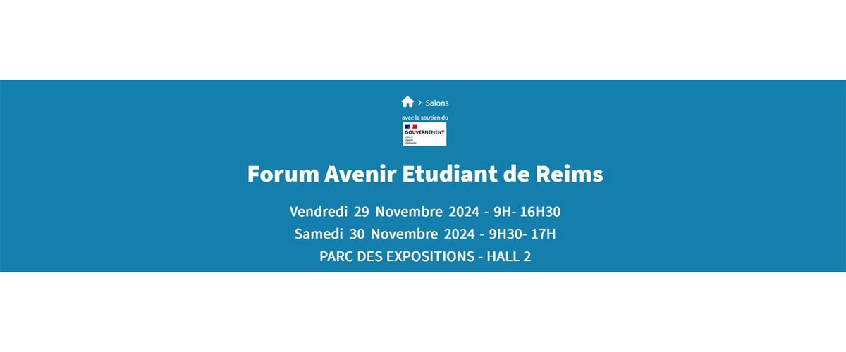 UFR SCIENCES Reims (@sciences_urca) on Twitter photo Retrouvez l’UFR SEN au FAE de Reims, les 29 et 30.11.24 au parc des expositions de Reims, hall 2. Vous pourrez rencontrer les enseignants qui vous feront découvrir les différents cursus proposés ainsi que leurs voies d’accès et les débouchés. <a href="/universitereims/">Université de Reims Champagne-Ardenne</a> <a href="/studyrama/">Studyrama</a> Retrouvez l’UFR SEN au FAE de Reims, les 29 et 30.11.24 au parc des expositions de Reims, hall 2. Vous pourrez rencontrer les enseignants qui vous feront découvrir les différents cursus proposés ainsi que leurs voies d’accès et les débouchés. <a href="/universitereims/">Université de Reims Champagne-Ardenne</a> <a href="/studyrama/">Studyrama</a>