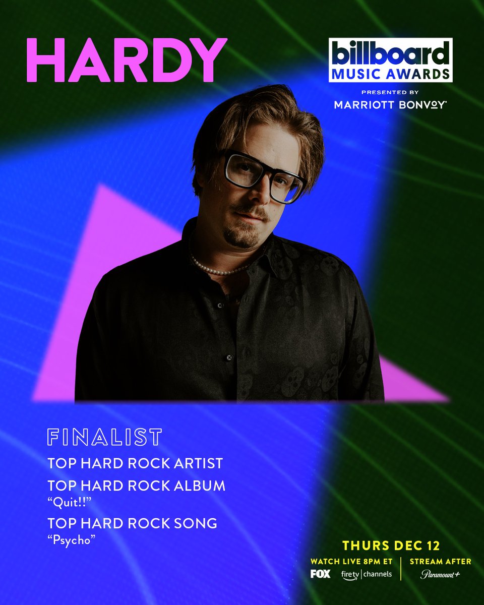 HardyMusic's tweet photo. This is awesome, thanks @bbmas and @billboard! 🤘🏼 #BBMAs https://t.co/QnVPVhZKwx