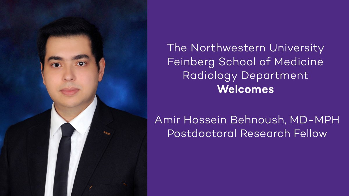 Northwestern Radiology (@nuradiology) on Twitter photo The Research Office at Radiology welcomes Amir Hossein Behnoush, Postdoctoral Research Fellow. Amir will assist Dr. Daniel C. Lee with his work focusing on Cardiac MRI in the Cardiovascular Imaging Core Laboratory. Glad to have you on the team, Amir! <a href="/AmirBehnoush/">Amir Hossein Behnoush</a> The Research Office at Radiology welcomes Amir Hossein Behnoush, Postdoctoral Research Fellow. Amir will assist Dr. Daniel C. Lee with his work focusing on Cardiac MRI in the Cardiovascular Imaging Core Laboratory. Glad to have you on the team, Amir! <a href="/AmirBehnoush/">Amir Hossein Behnoush</a>