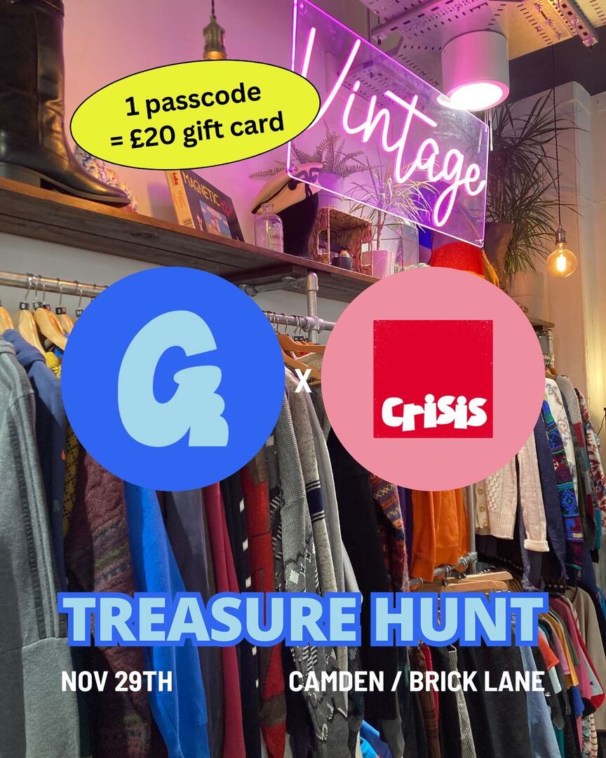 ⏰ 3 days to go!

To find up to £140-worth of presents hidden in London 🎁♻️

Our treasure hunt in collaboration with Shop from Crisis and Library of Things is starting this Thursday! 🤝🙌

We’ll be hiding passcodes:
- near LSE &amp; Cannon street on Thursda… instagr.am/p/DCzJFESoPm6/