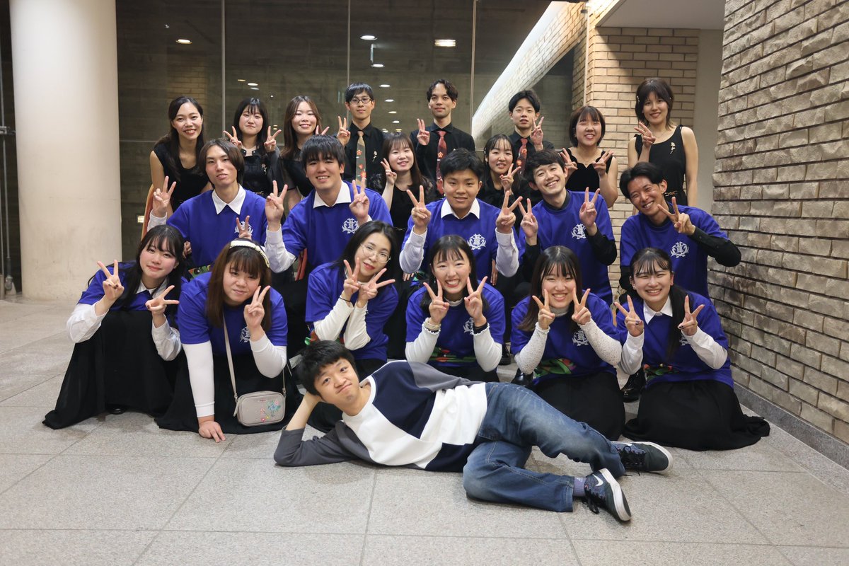 また、本公演には私たちの後輩である関西大学文化会混声合唱団「葦」の皆様に出演いただきました✨
部員のうち2名はル･ミルフィーユの一員として私たちの活動を支えてくれています💫

12月に定期演奏会を控える忙しい中、素晴らしい演奏で盛り上げてくださいました😭
ご出演ありがとうございました💐