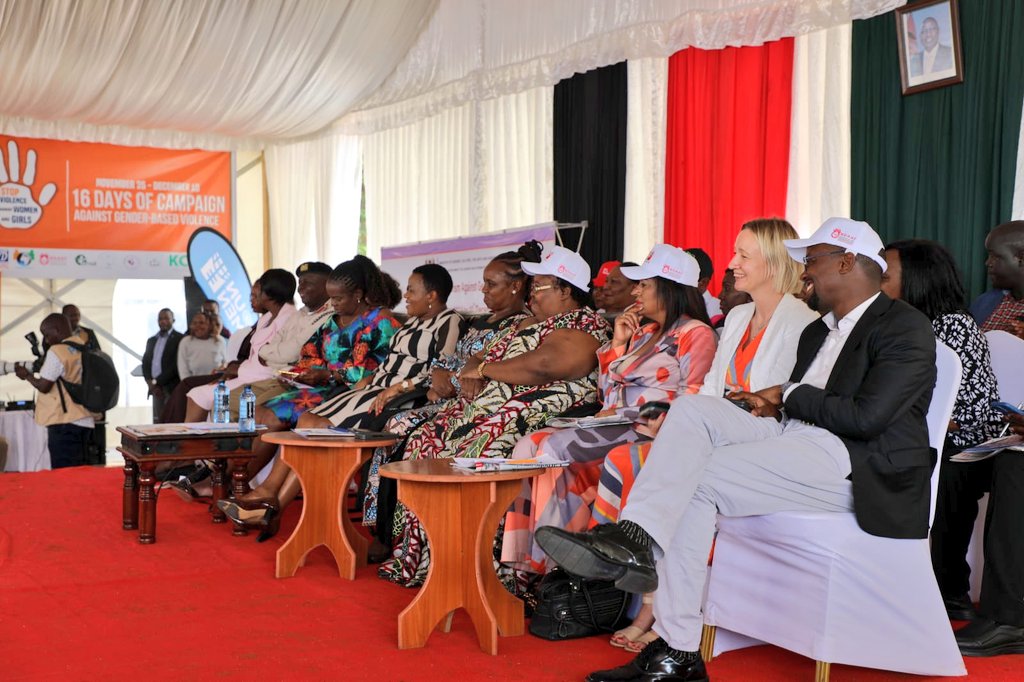 With the official launch of #16DaysOfActivism today in <a href="/OfficialMakueni/">Makueni County Government</a>, we continue the call for collective accountability in the fight against #GBV. Joined by partners and the community at Unoa Grounds, we committed to put an end to the tragedy of GBV.
#EndGBVNow