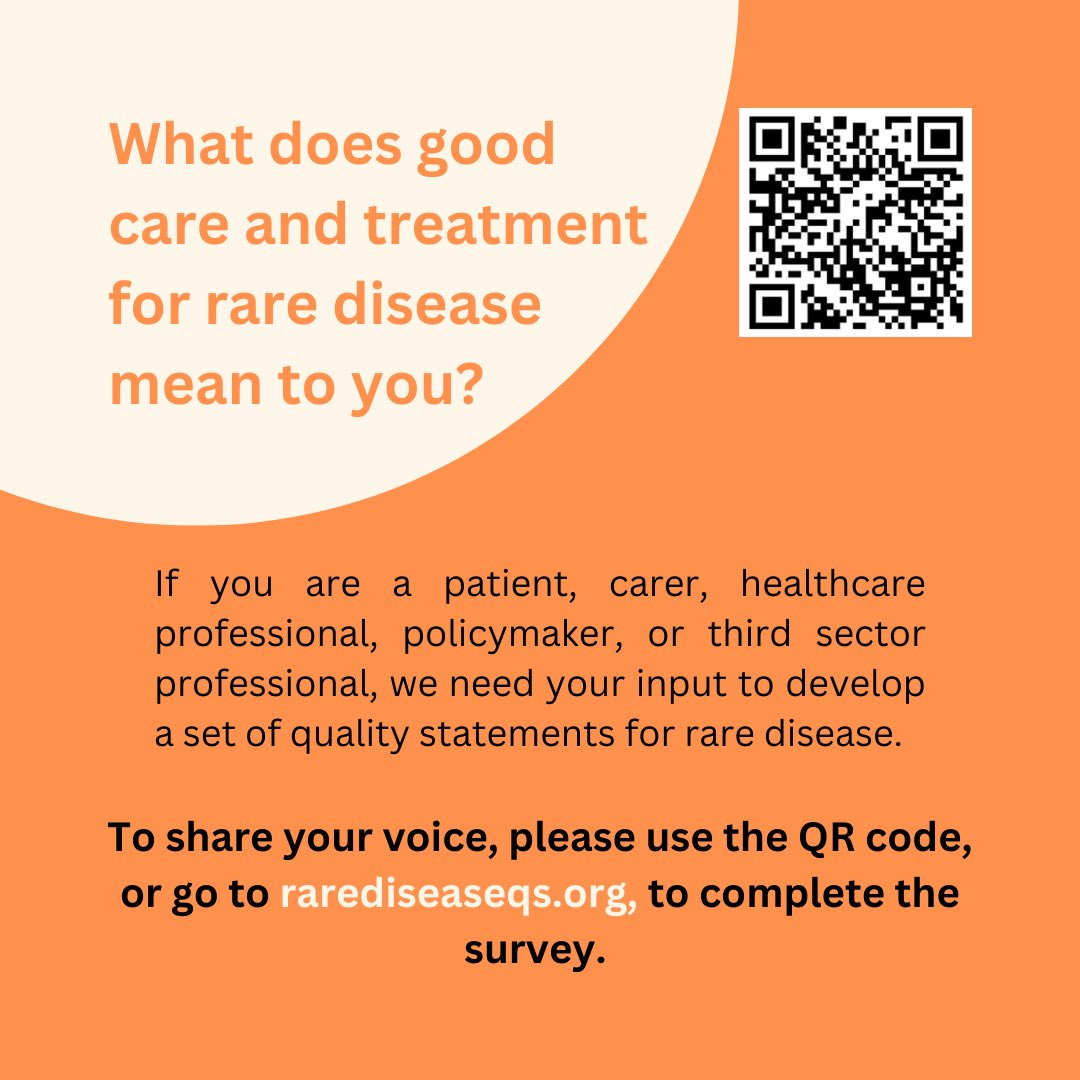 zoecullen92's tweet photo. If you are a patient, carer, healthcare professional, policymaker, or represent a patient organisation, we want to hear from you. We need your support to ensure that this set of statements reflects the whole rare disease community. https://t.co/JdGi12NUrF