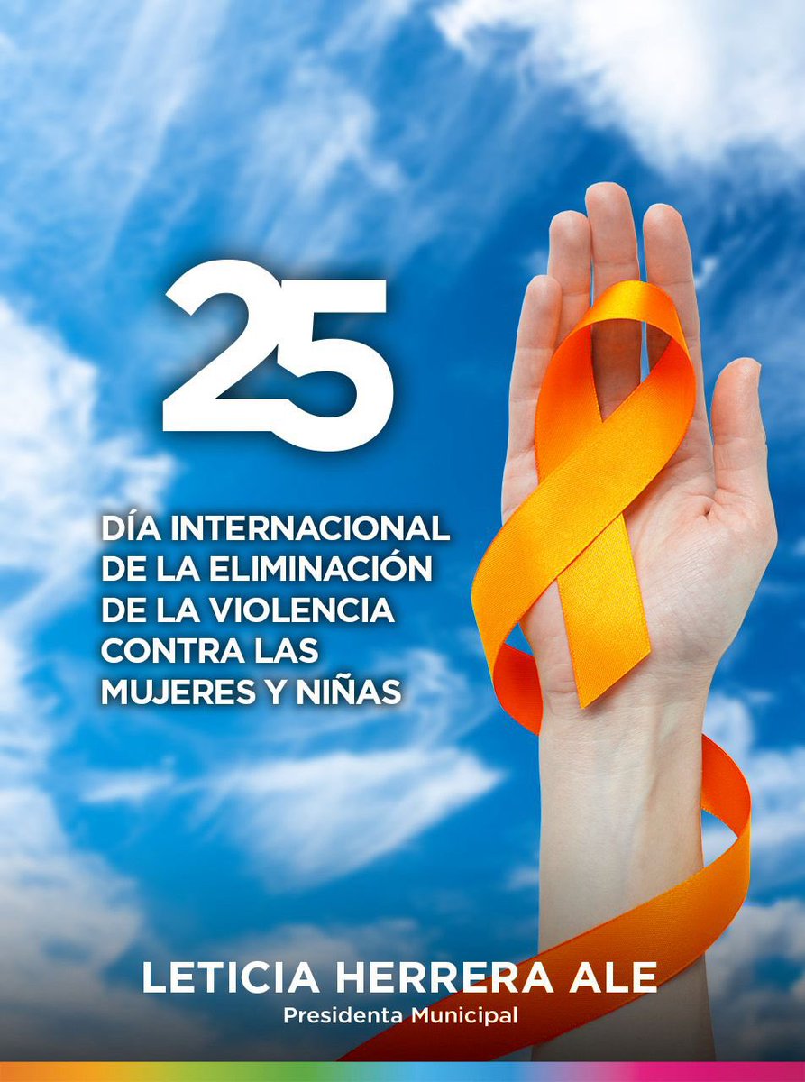 LetyHerreraAle's tweet photo. Hoy es un día pra reconocer avances y redoblar esfuerzos en pro de eliminar de manera definitiva la violencia contra las mujeres y niñas.
Sigamos trabajando en beneficio de todas ellas. https://t.co/ppQrENmWUY