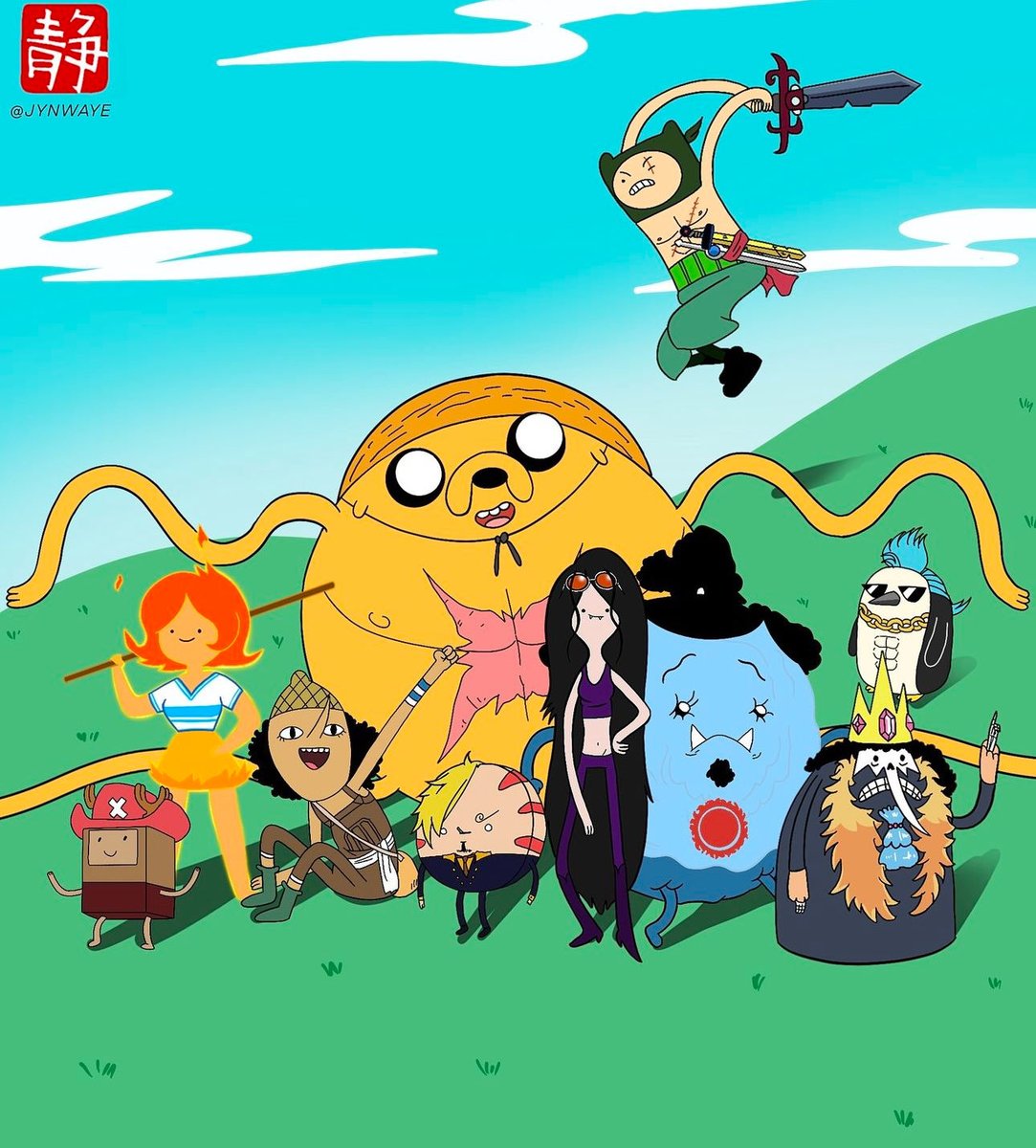 THIS IS SO CUTE ??? CHOPPER AS BMO AND ROBIN AS MARCELINE 🥹🥹