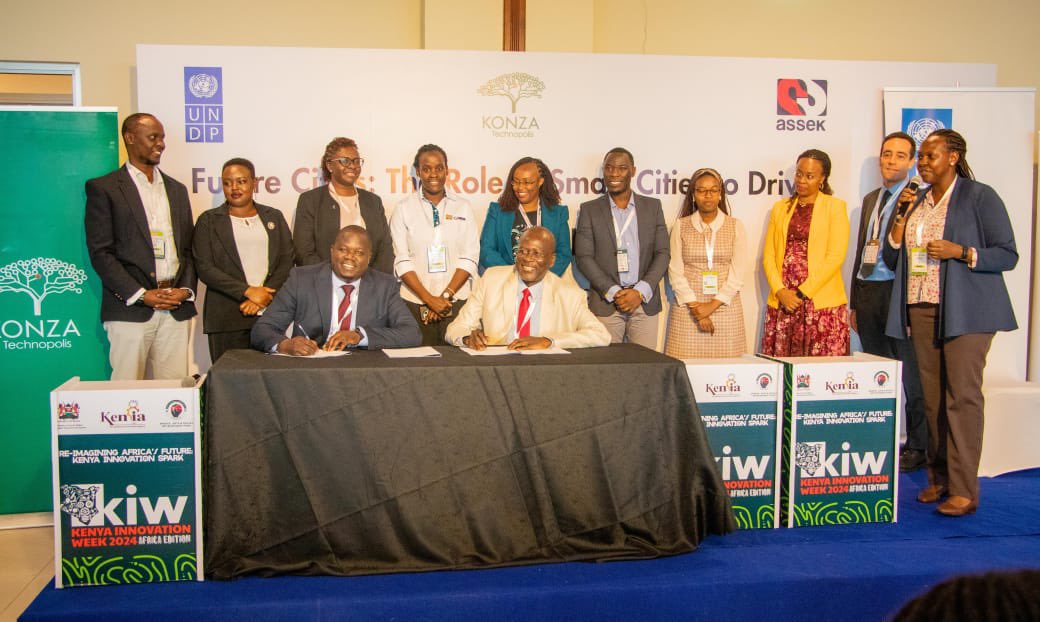 TechnopolisKE's tweet photo. "The KTISC will offer the following services: Intellectual property awareness and education; patents and trademarks registration assistance; technology commercialization support; and opportunities for networking and collaborations" @jpokwiri said during the MOU signing ceremony.

#Investment #InnovationHubs #SmartCities #SiliconSavannah #KIPI