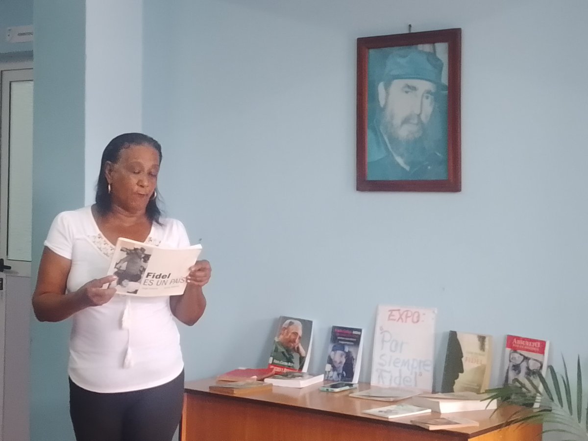 emisoranuevitas's tweet photo. El amor❤️ a #FidelCastro aglomeró a trabajadores de Radio Nuevitas, la biblioteca Ricardo Cabrero y miembros de la Asociación Nacional de Combatientes de la Revolución Cubana en #Nuevitas, #Camagüey
#FidelPorSiempre
#UnidosXCuba
#CubaViveEnSuHistoria
#GenteQueSuma
@cadenagramonte https://t.co/tb2BNaCtEJ