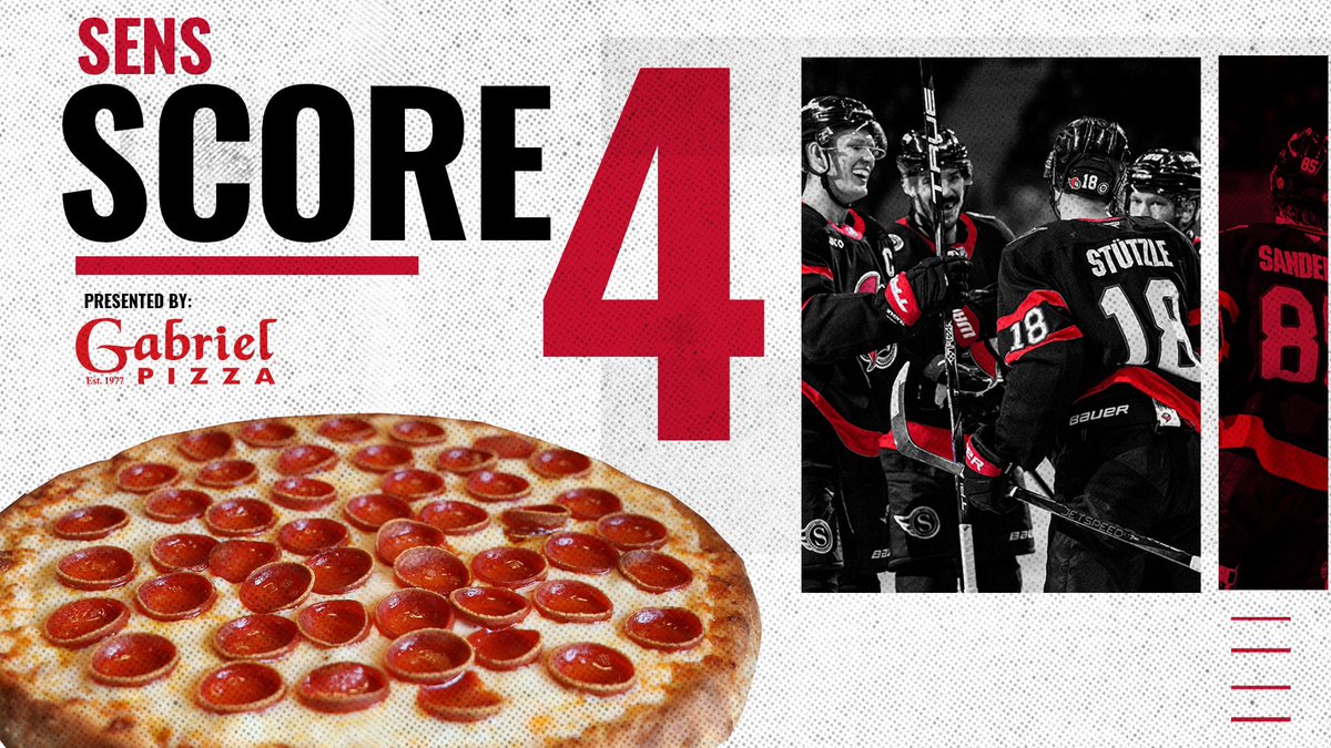 Gabriel Pizza (@gabrielpizza) on Twitter photo Tonights the night the <a href="/Senators/">Ottawa Senators</a> heat up by cooking the flames in a 4-3 barn burner @ CTC
We are giving away 2 seats to catch the SENS vs <a href="/NYIslanders/">New York Islanders</a> on December 8th.
#SENSSCORE4 + W we give em away.
Otherwise we let it ride. No wins til we win. #allin or nothing! #GoSensGo Tonights the night the <a href="/Senators/">Ottawa Senators</a> heat up by cooking the flames in a 4-3 barn burner @ CTC
We are giving away 2 seats to catch the SENS vs <a href="/NYIslanders/">New York Islanders</a> on December 8th.
#SENSSCORE4 + W we give em away.
Otherwise we let it ride. No wins til we win. #allin or nothing! #GoSensGo
