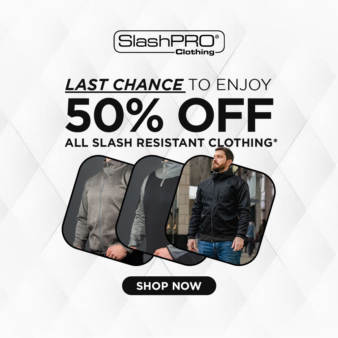 𝗟𝗮𝘀𝘁 𝗖𝗵𝗮𝗻𝗰𝗲 𝘁𝗼 𝗦𝗮𝘃𝗲 𝟱𝟬%!  ⏳

Stock is running out fast—Shop now and secure your protection today! slash-pro.com

#security #securitymanagement #retailsecurity #securityofficers #securityguards #slashpro