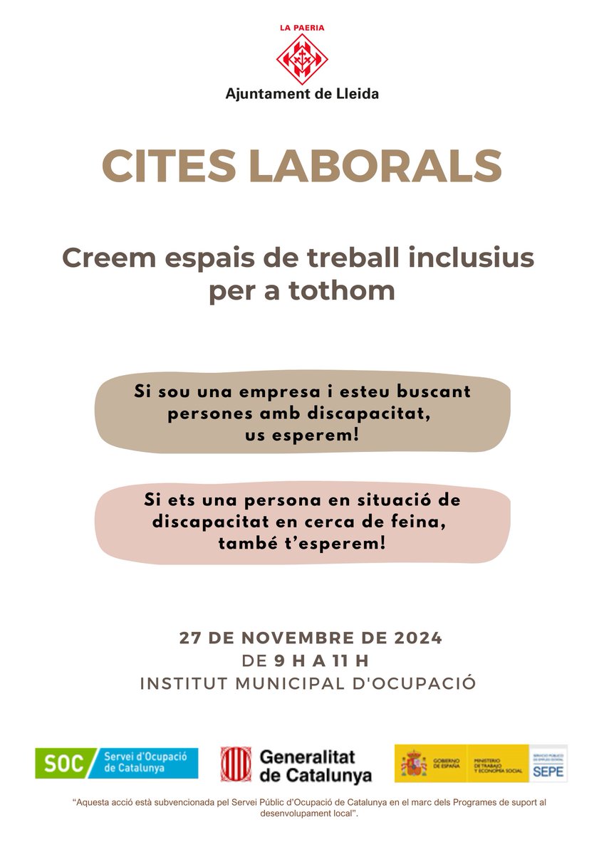 Institut Municipal d'Ocupació Salvador Seguí tweet media