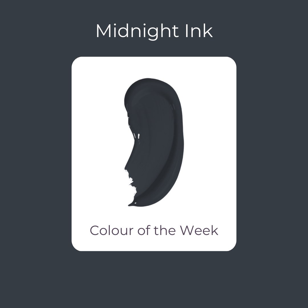 victorycolours's tweet image. Colour of the Week…. Ta dah! 

It’s only Midnight Ink 🖊️ again! This deep, inky, blue/black’s popularity has not waned all year 💙 #victorycolours #colouroftheweek #ecopaint #colourfulhome #indoorairquality #homedecor