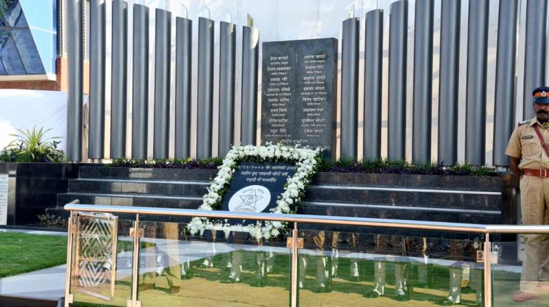 aparanjape's tweet photo. 🙏

Remembering the victims of the 26/11/2008 Terrorist Attacks in #Mumbai.

A salute to the many brave ordinary citizens and security forces personnel, who saved lives and fought back against the terrorists.

#2611Attack #NeverForget 

(Photos: 26/11 Mumbai Police Memorial, The fire at the Taj Hotel during the attacks)