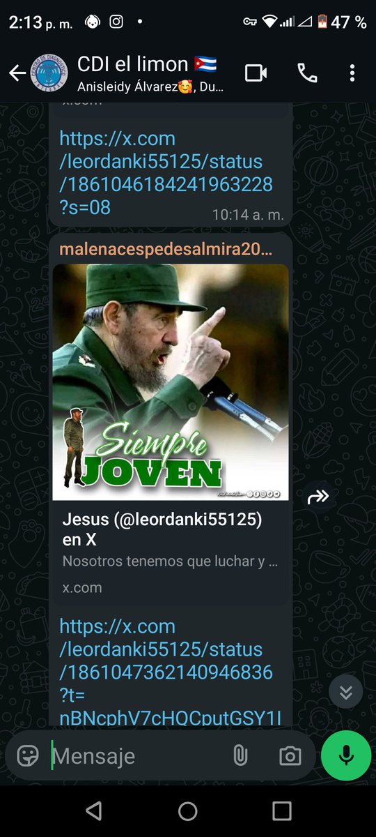 Fidel se ha embarcado otra vez en el Granma y vuelve y volverá por todos los caminos convertido en millones de hombres y mujeres de esta Revolución cubana"#FidelPorSiempre #CubaPorLaVida <a href="/cubacooperaven/">Brigada Médica Cubana en Venezuela</a> <a href="/MINSAPCuba/">Ministerio de Salud Pública de Cuba</a> <a href="/japortalmiranda/">José Angel Portal Miranda</a>