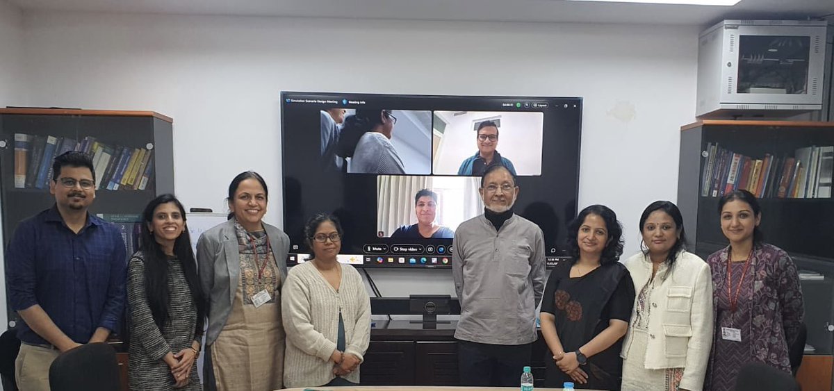 Thankful to be part of 'Simulation Scenario Meeting' at my alma mater <a href="/aiims_newdelhi/">AIIMS, New Delhi 🇮🇳</a> with my mentors. Delhi always brings back old memories.