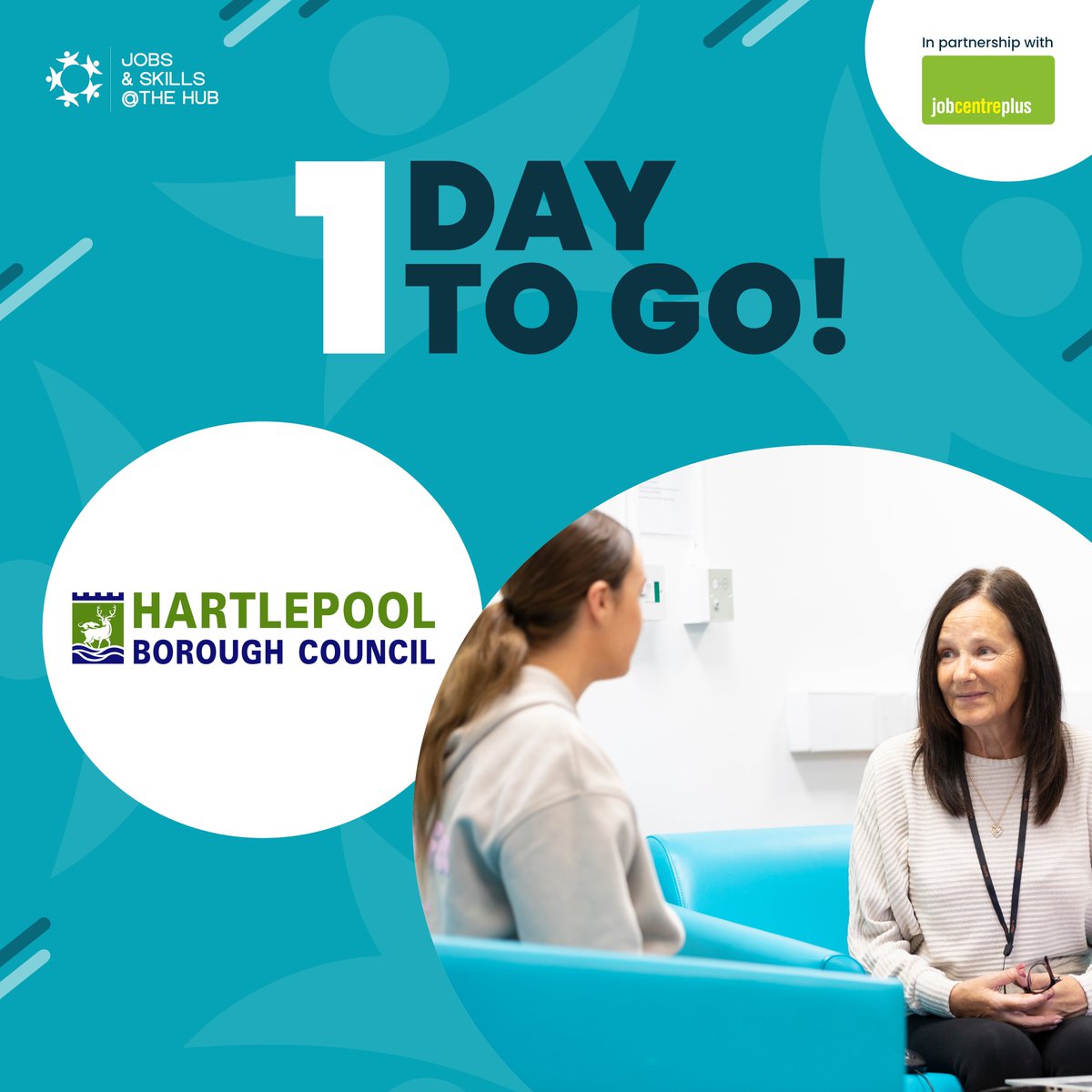 HartlepoolJS's tweet image. Are you coming to the Work, Wealth and Wellbeing Jobs Fair tomorrow❓

Pop along and chat all things jobs and vacancies with @HpoolCouncil! 🤝

📆Wednesday 27 November 10:00AM - 12:00PM
📍Community Hub Central, York Road, TS26 9DE
🎟️FREE entry – No booking required!