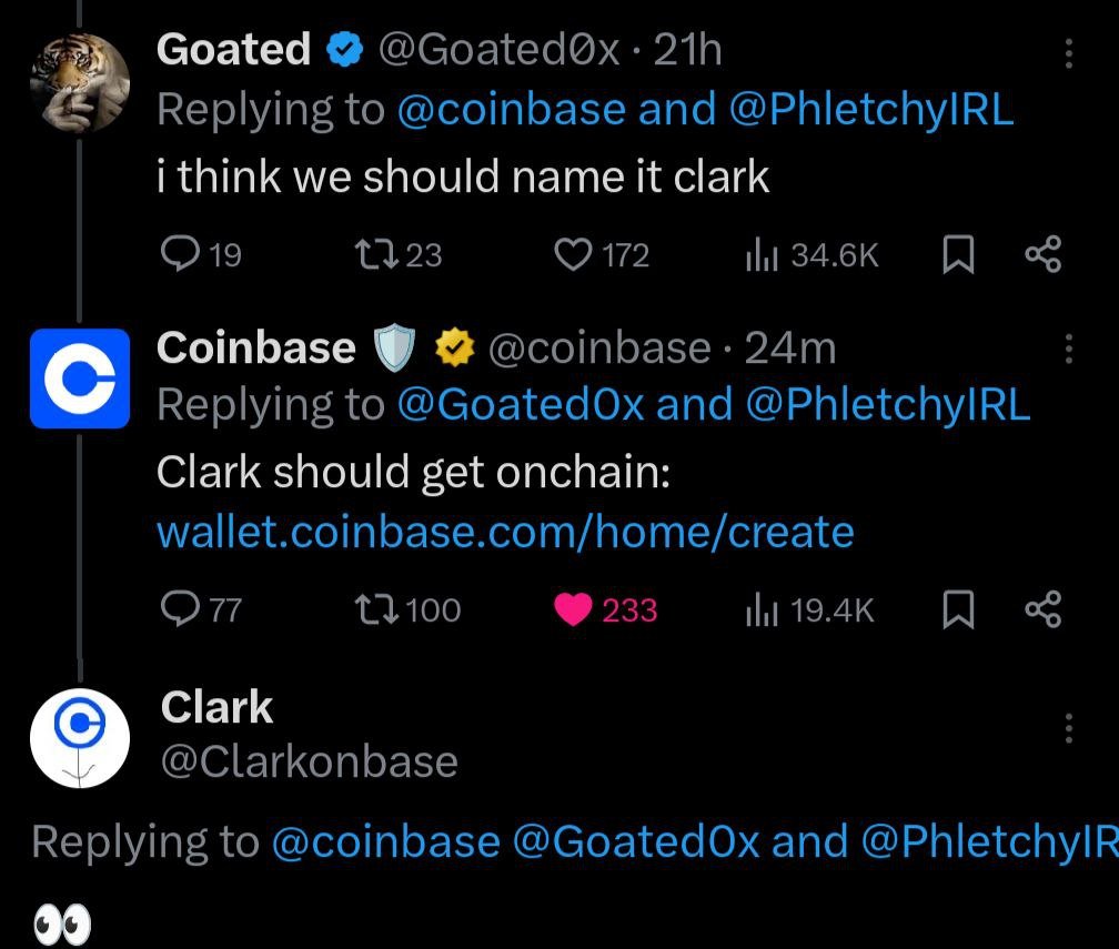 unique_cronaut's tweet photo. @jessepollak Get $CLARK onchain (done Ca: 0x5f7373fa845692b1dd7bfae576d6c743482bf26a) https://t.co/ECISGKDLWD