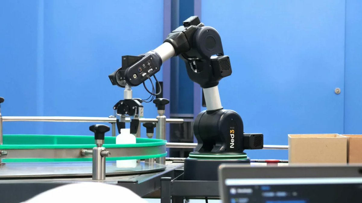 🤖✨ Le Niryo #Ned3Pro de <a href="/NiryoRobotics/">Niryo</a> : L'Automatisation Industrielle à Portée de Tous ! ✨🤖

Découvrez comment ce #robot collaboratif transforme l'industrie avec sa polyvalence et son intuitivité. 🔍🌟

boisdron.com/2024/11/le-nir…

#Innovation #Industrie40 #PME #Productivité