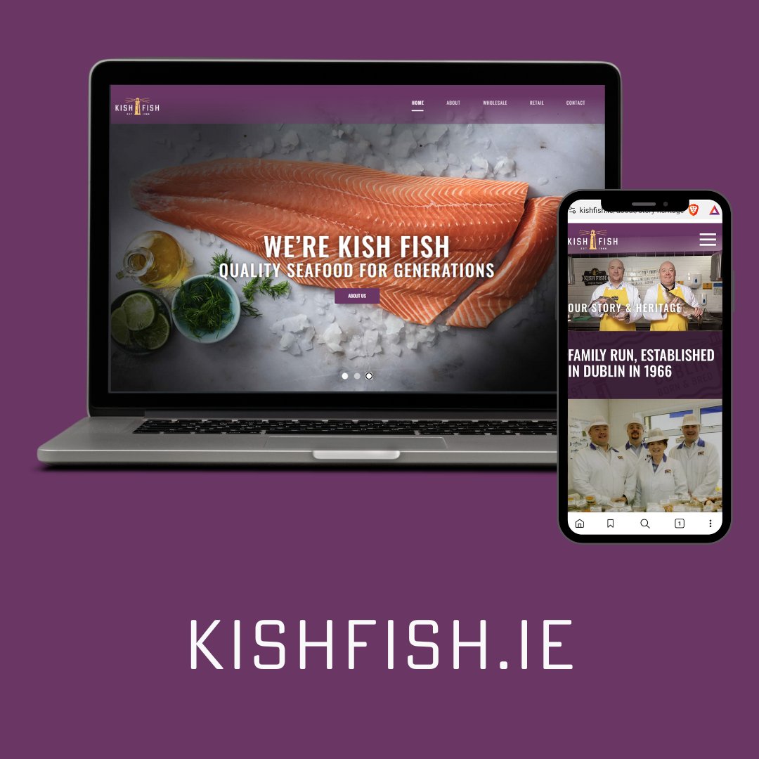 We are thrilled to unveil the new &amp; updated Kish Fish branding along with our new website kishfish.ie 

Our new look is more than just a change in appearance; it represents our ongoing journey to innovate &amp; serve our customers better &amp; empower cooks. 
#newbrand #fish