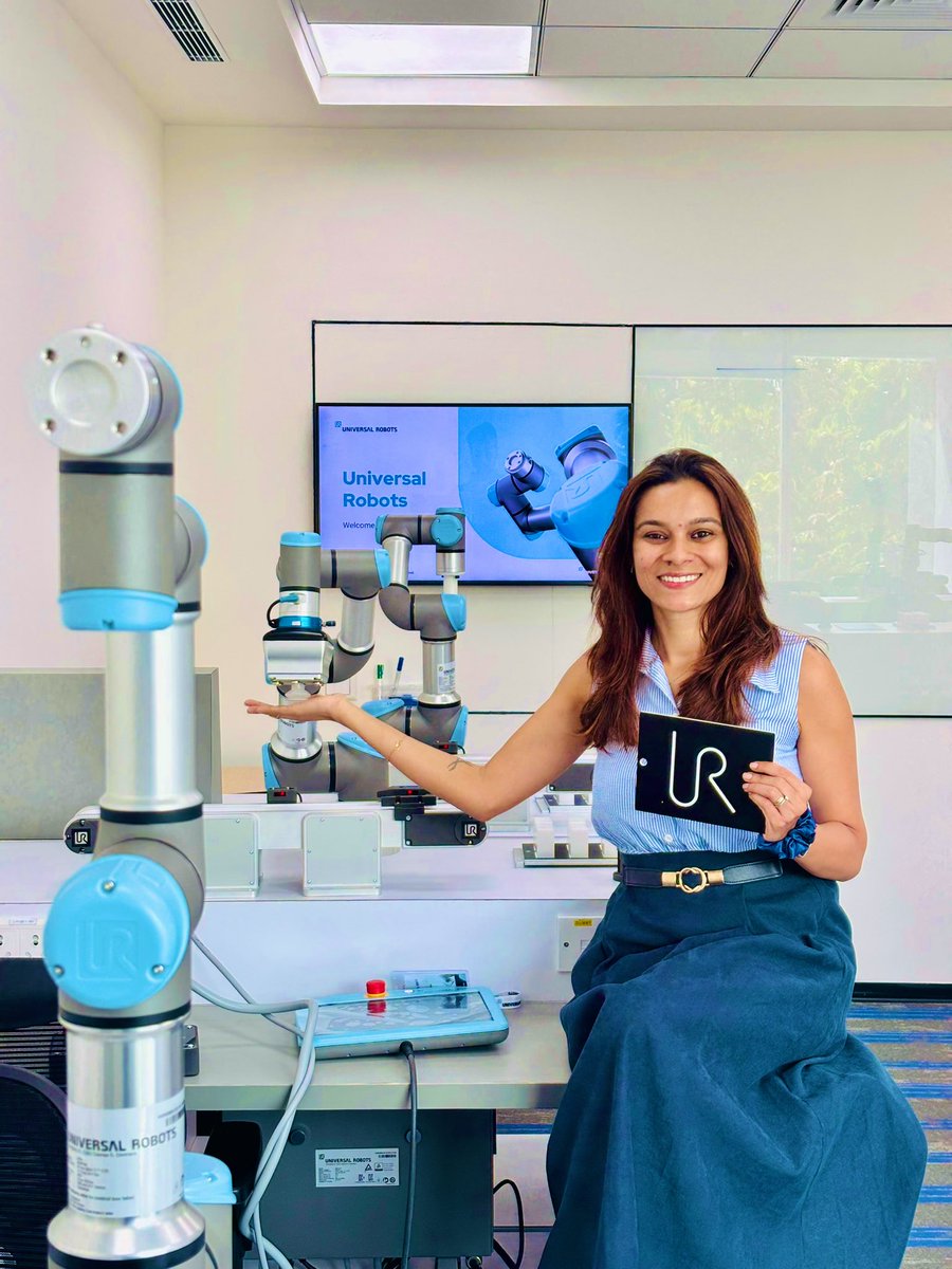 alysha_lobo's tweet image. What a ride it’s been! Welcome back to India @Universal_Robot — bigger &amp;amp; better than before 🩵🇮🇳

So much love for the GOAT of #robots that launched my career in #robotics and that backed me as a #womanintech 🦾

Here’s to the stellar company that’s making even better products…