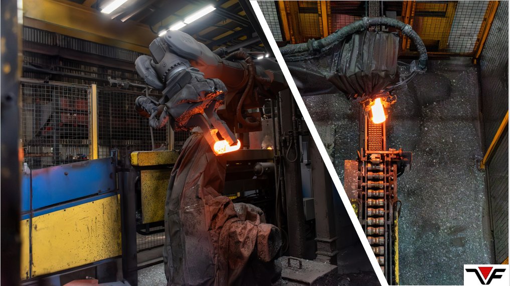 V_F_LLC's tweet image. Age of Automation - At Viking Forge, we're proud to lead the charge in advancing forging technology. Our cutting-edge press automation systems mark the next step in our evolution through innovation with the strength of a tradition-rich industry. #forging #vikingforge #robots
