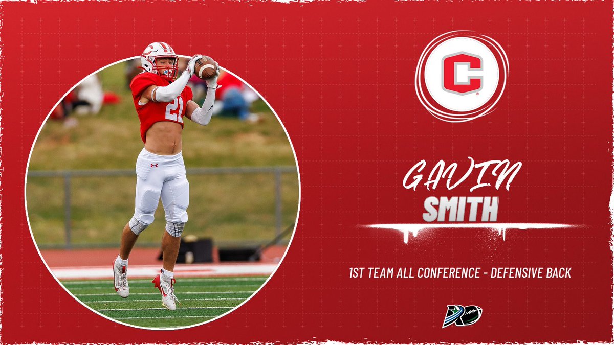 CentralDutchFB's tweet photo. 🔴⚪️ Congratulations to Gavin Smith on @AmerRiversConf 1st Team Defensive Back!

#GoDutch #CUI365 https://t.co/SsWwfE1SES