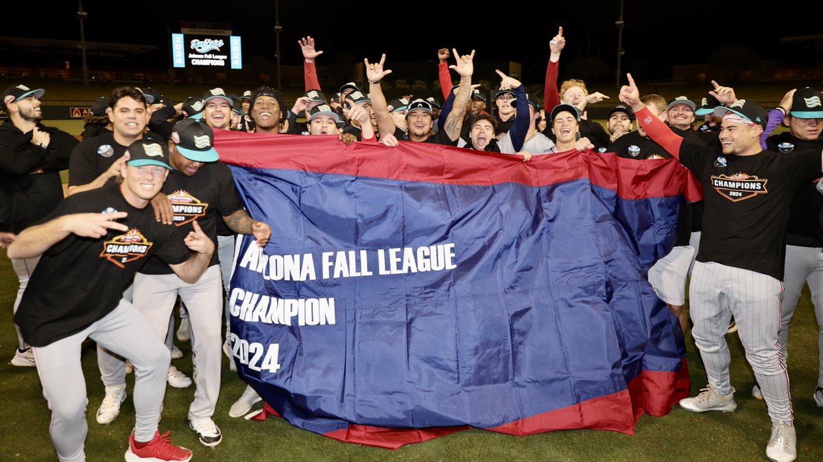 Champion Cane 🏆

Congratulations to <a href="/mj_rtbromero/">Maxwell Romero Jr</a> and the Salt River Rafters on winning the <a href="/MLBazFallLeague/">MLB's Arizona Fall League</a>!
