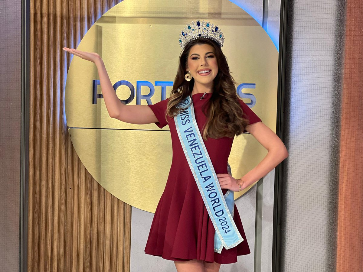 ¡Toda una reina 👑! Hoy en #PortadasAlDía 🧡 nos acompañó nuestra querida #ValeriaCannvo #MissVenezuelaWorld2024 💎  quien nos contó como vivió la emoción de verse coronada el pasado sábado💫