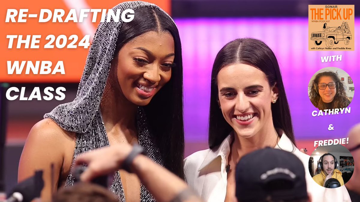 Ep 107 on <a href="/thesonarnetwork/">The Sonar Podcast Network 🎙</a> is LIVE 🎧🏀

Hosts <a href="/itsme_cathryn/">Cathryn Naiker 💅🍉🇵🇸</a> &amp; <a href="/FreddieRivas/">Freddie Rivas 🇨🇦🇳🇮</a> re-draft the 2024 #WNBA draft class - check it out below👇

Listen: thesonarnetwork.com/the-pick-up/ep…
YouTube: youtu.be/WnGVuhYzoTs