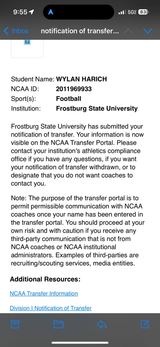 I have officially entered my name into the transfer portal as a grad, with 1 year of eligibility left. 
2x First team MEC DB 
1x Second team MEC DB 
31 games played 
31 career starts 
170 + career tackles 
8 TFL's
5  Int's 
4 forced fumbles  
15 pass break ups 
6 blocked kicks