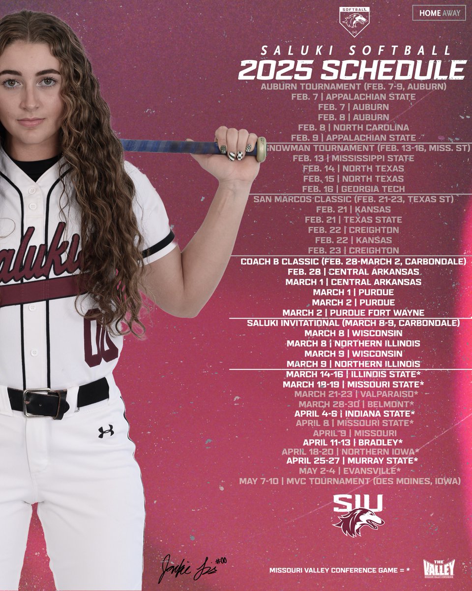 𝙄𝙩’𝙨 𝙝𝙚𝙧𝙚 🙌

Our 2025 spring schedule is out NOW! 🗓️

#Salukis | #RunWithUs