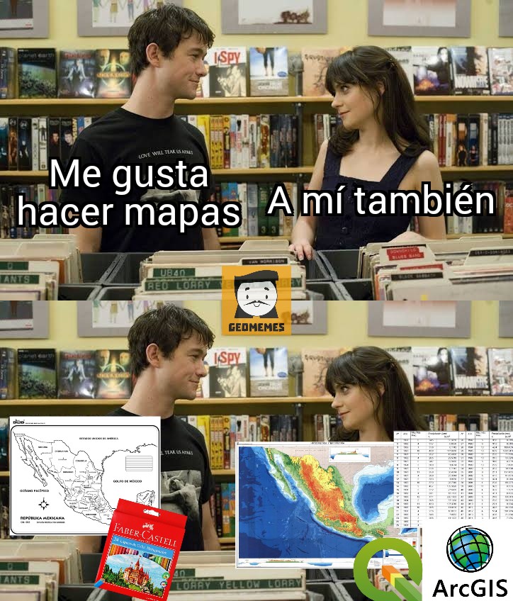 Lo importante es que te quiera a ti y a los mapas 💕