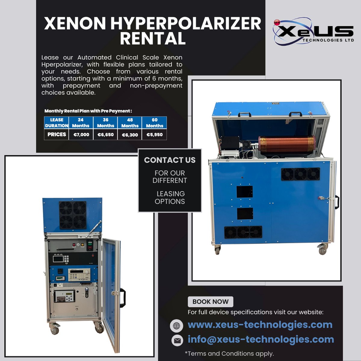 Now Available for Leasing!!!
#NMR #Xenon #Hyperpolarizer #MRI #Xe129
