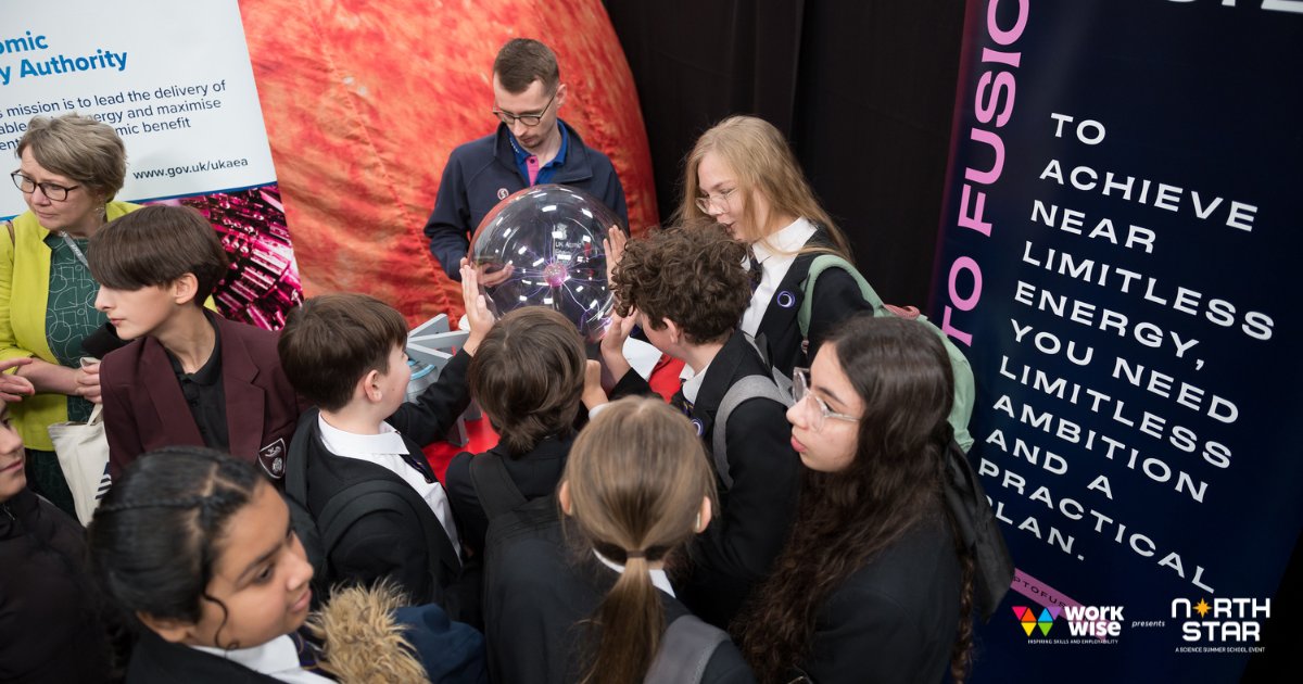 STEPtoFusion's tweet photo. The moment we met the one and only @ProfBrianCox at North Star Science School!

STEP’s Outreach Manager Jordan d’Arras had the opportunity to share our world-leading STEP programme and the transformative potential of fusion energy.

Professor Cox is a champion of science communication, so although our encounter was brief, it was an honour to engage with someone who shares our passion for fusion and advancing humanity through science and technology.

Dear Professor, it was a privilege to share the promise of the UK’s prototype fusion powerplant, STEP with you. How about a site visit to see how we’ll be transforming a former coal-fired power station site? Hit us up!

#FossilToFusion #FusionEnergy #ProfessorBrianCox #ScienceforGood

Photo credits: Benno Photography (Ben Collins) & Andrew Klinkenberg

@UKAEAofficial @NorthStarSSE @beworkwise