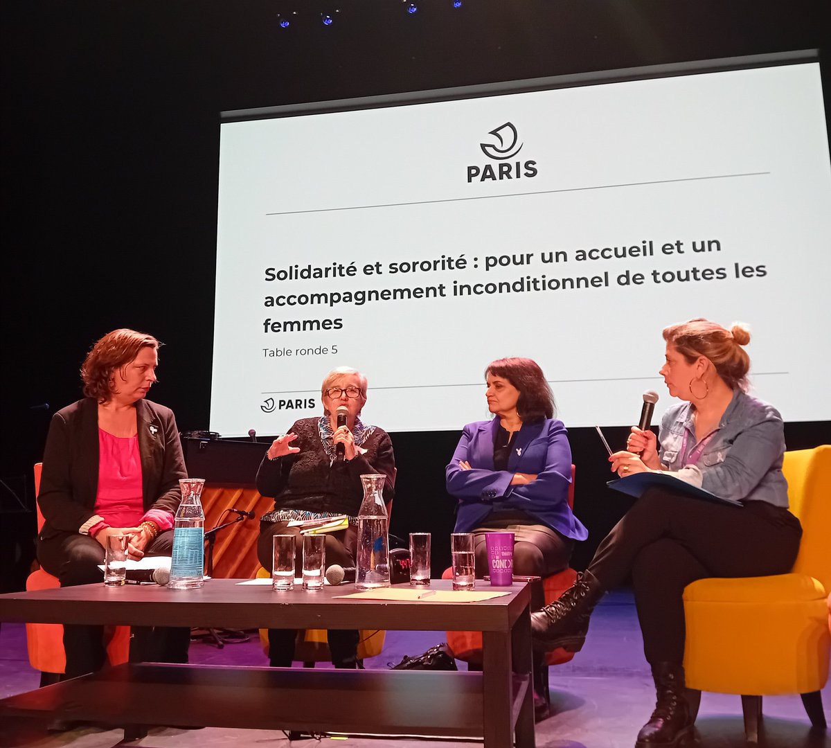 Hélène Bidard (@helenebidard) on Twitter photo Table ronde n°5. "Solidarité et sororité : pour un accueil et un accompagnement inconditionnel de toutes les femmes" avec Isabelle Gillette Faye, <a href="/leafiloche/">Léa Filoche</a> et <a href="/ChahlaCHAFIQ/">Chahla Chafiq</a>. #10ansOPVF #25novembre Table ronde n°5. "Solidarité et sororité : pour un accueil et un accompagnement inconditionnel de toutes les femmes" avec Isabelle Gillette Faye, <a href="/leafiloche/">Léa Filoche</a> et <a href="/ChahlaCHAFIQ/">Chahla Chafiq</a>. #10ansOPVF #25novembre