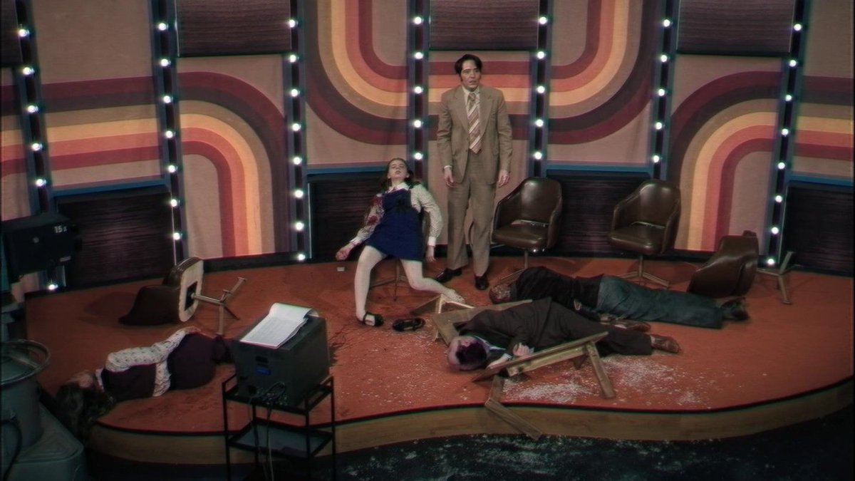 "Ladies and gentlemen, please stay tuned for a live television first... as we attempt to commune with the devil."

🎥 Late Night with the Devil (2023) [R]
🎬 Directed by Cameron &amp; Colin Cairnes
📺 Streaming on @Hulu